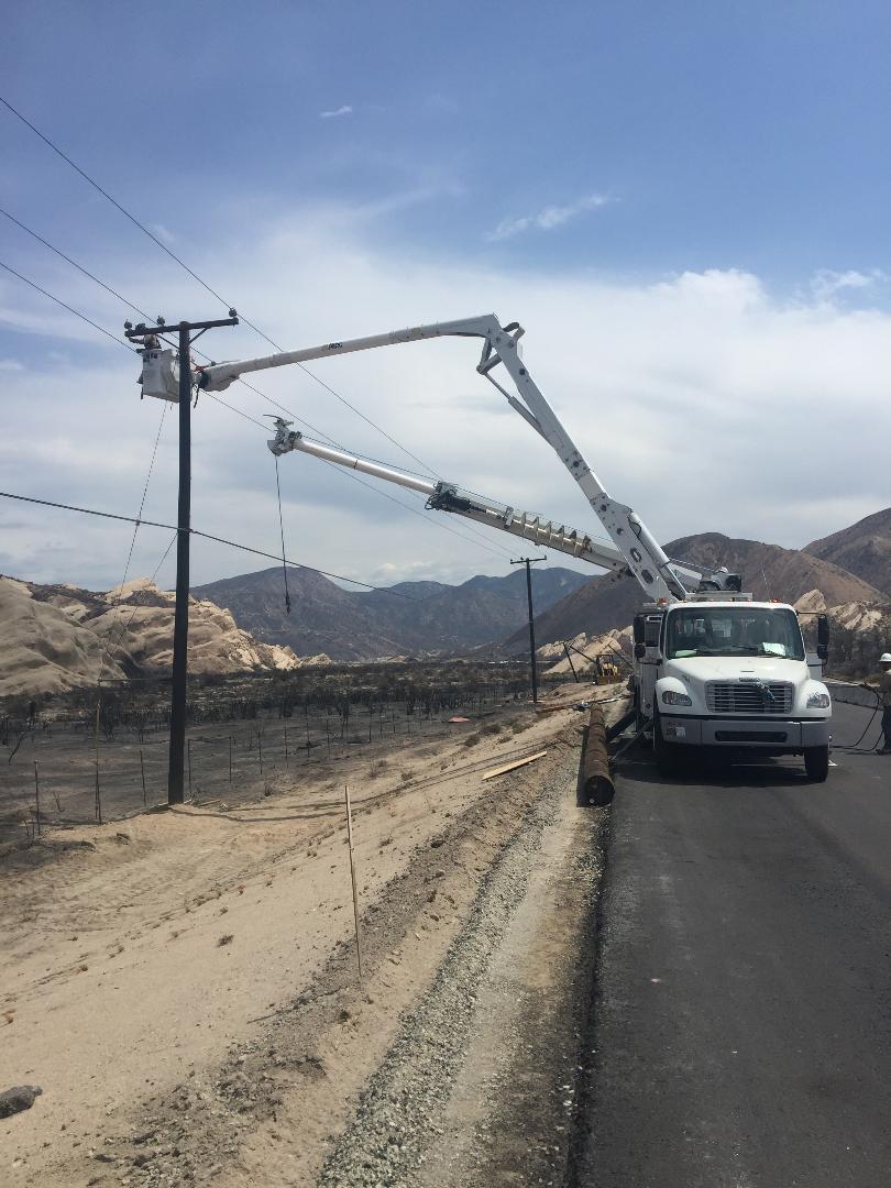 Boom lift poles SOCAL